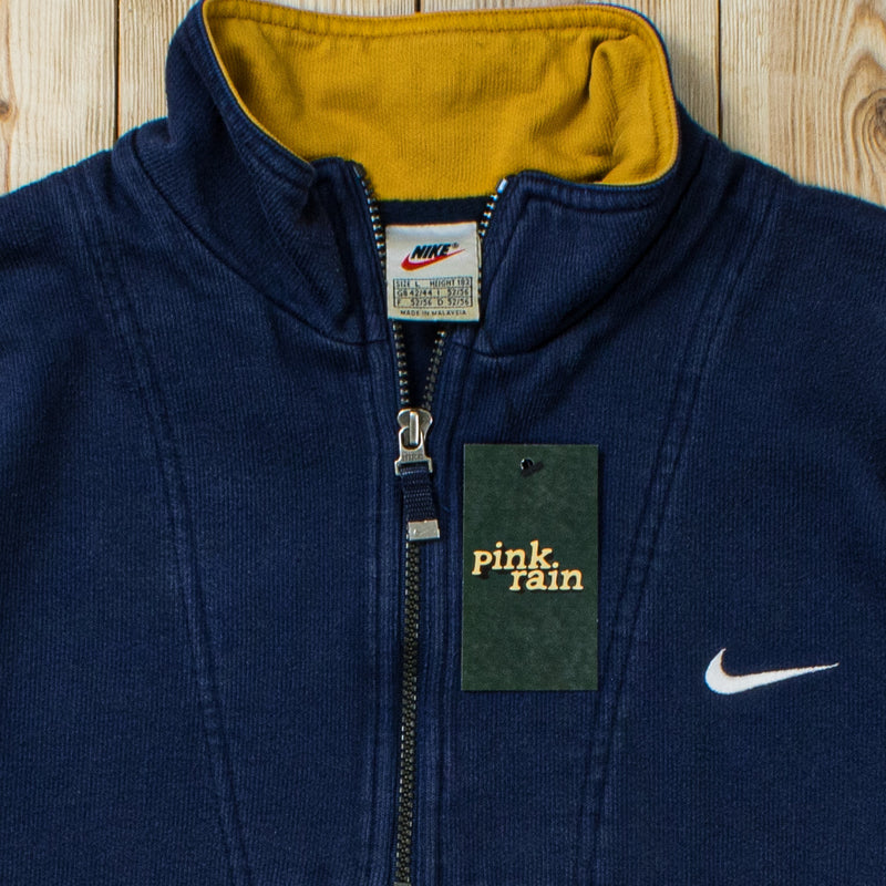(L) Vintage Nike Essential Embroidered Quarter-Zip Sweatshirt