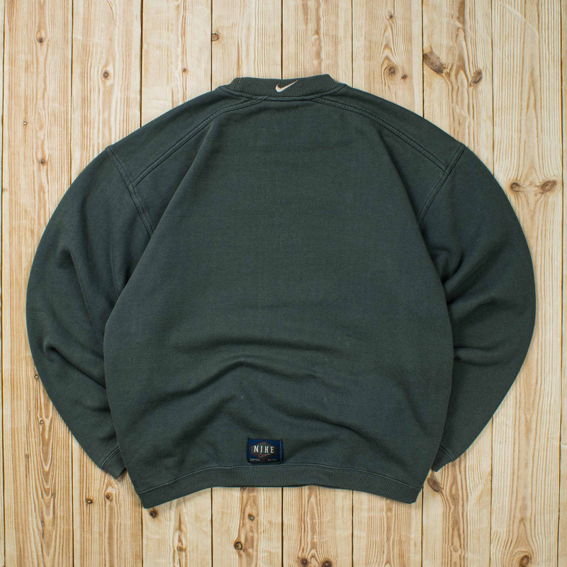 (L) Vintage Nike Swoosh Embroidered Sweatshirt