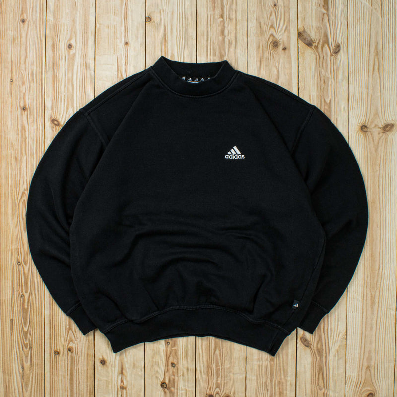 (M) Vintage Adidas Essential Embroidered Sweatshirt