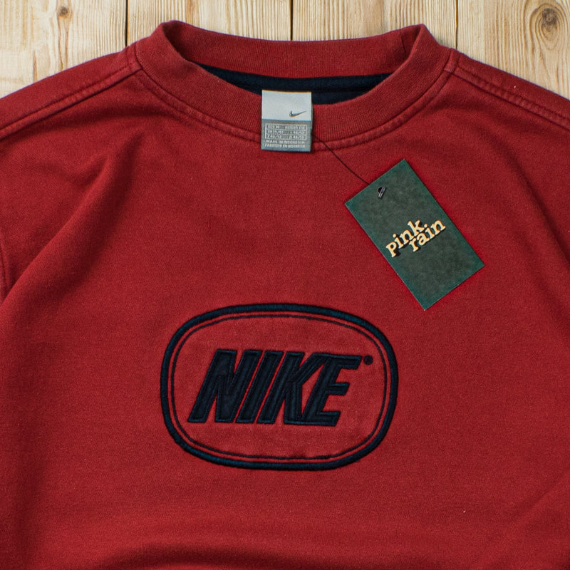 (M) Vintage Nike Spell Out Embroidered Sweatshirt