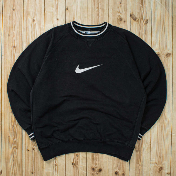 (XL) Vintage Nike Swoosh Embroidered Sweatshirt