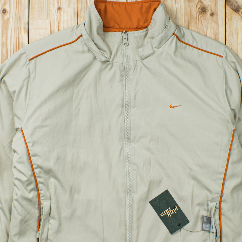 (M) Vintage Reversible Nike Essential Embroidered Puffer Jacket