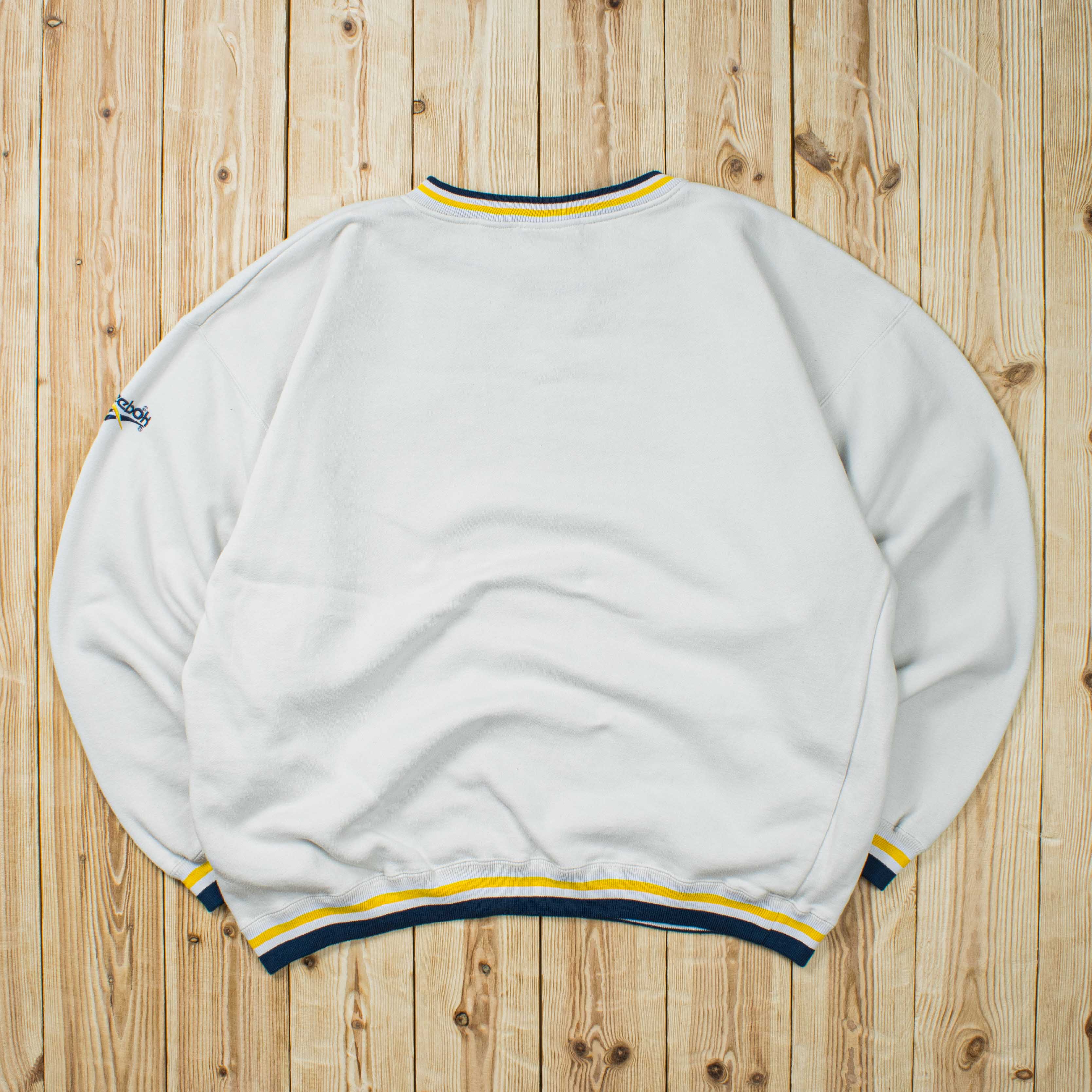 (L) Vintage Reebok Michigan Essential Embroidered Sweatshirt