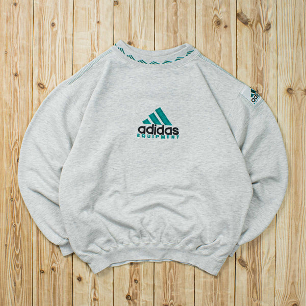 (M) Vintage Adidas Equipment Embroidered Sweatshirt
