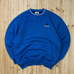 (M) Vintage Adidas Essential Embroidered Sweatshirt