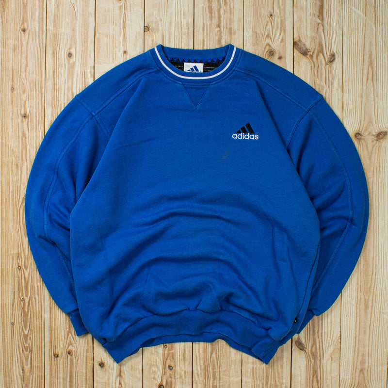(M) Vintage Adidas Essential Embroidered Sweatshirt