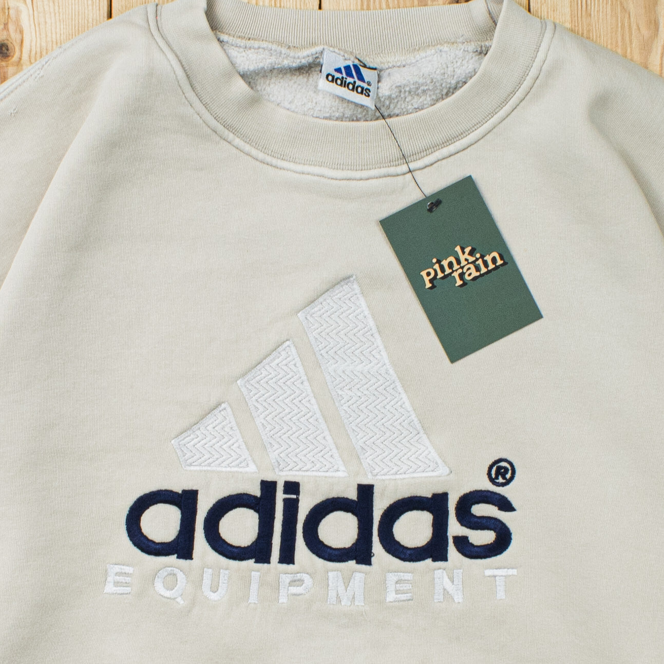 (S/M) Vintage Adidas Equipment Embroidered Sweatshirt