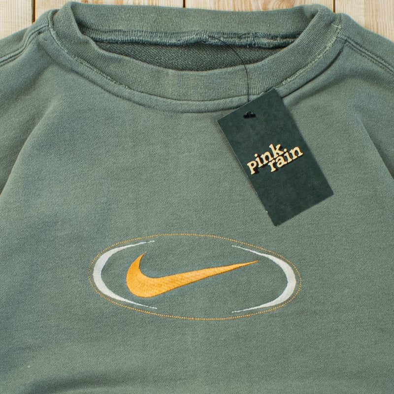 (S) Nike Swoosh Embroidered Sweatshirt