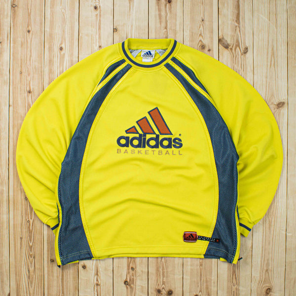 (M) Vintage Adidas Basketball Embroidered Sweatshirt