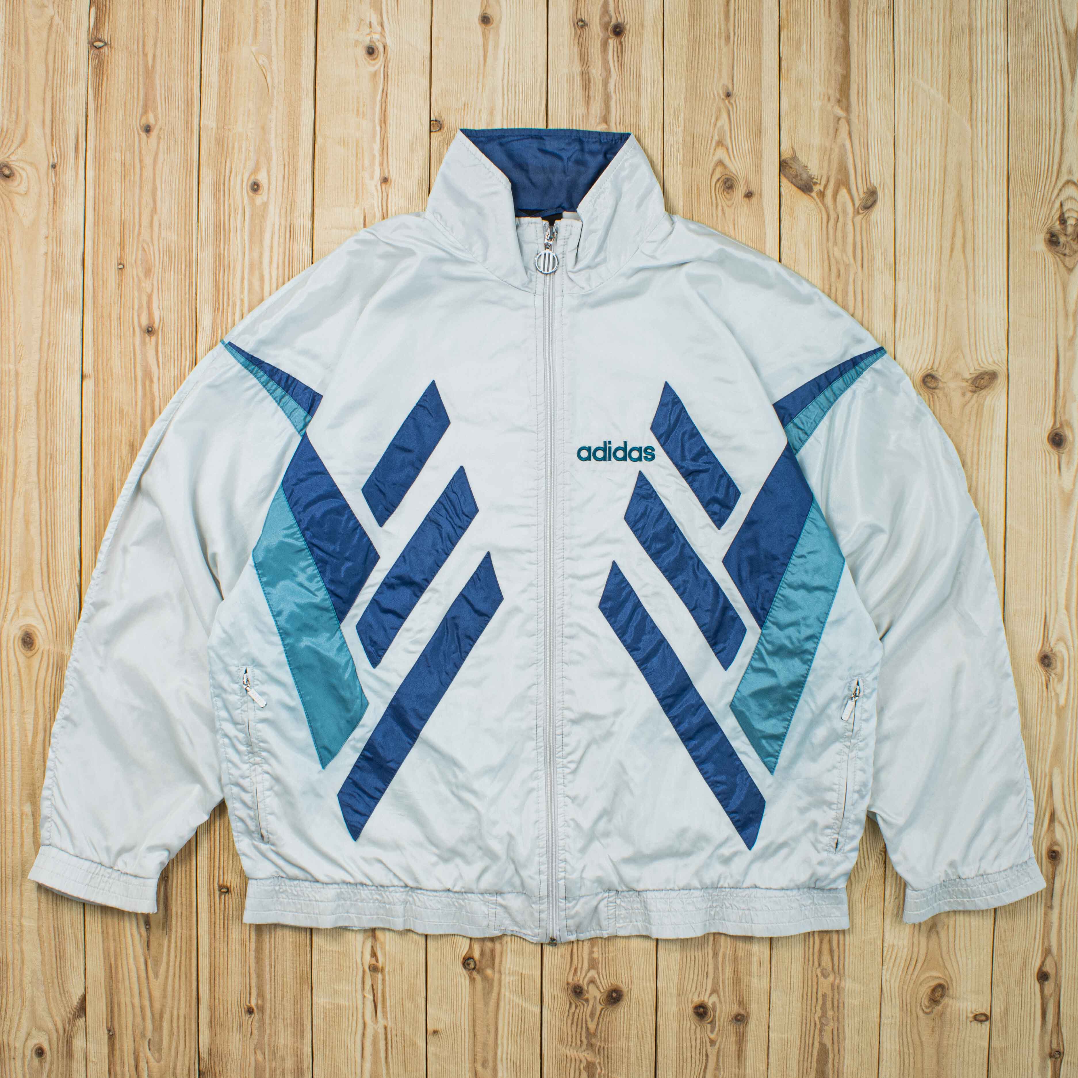 (L) Vintage Adidas Embroidered Jacket