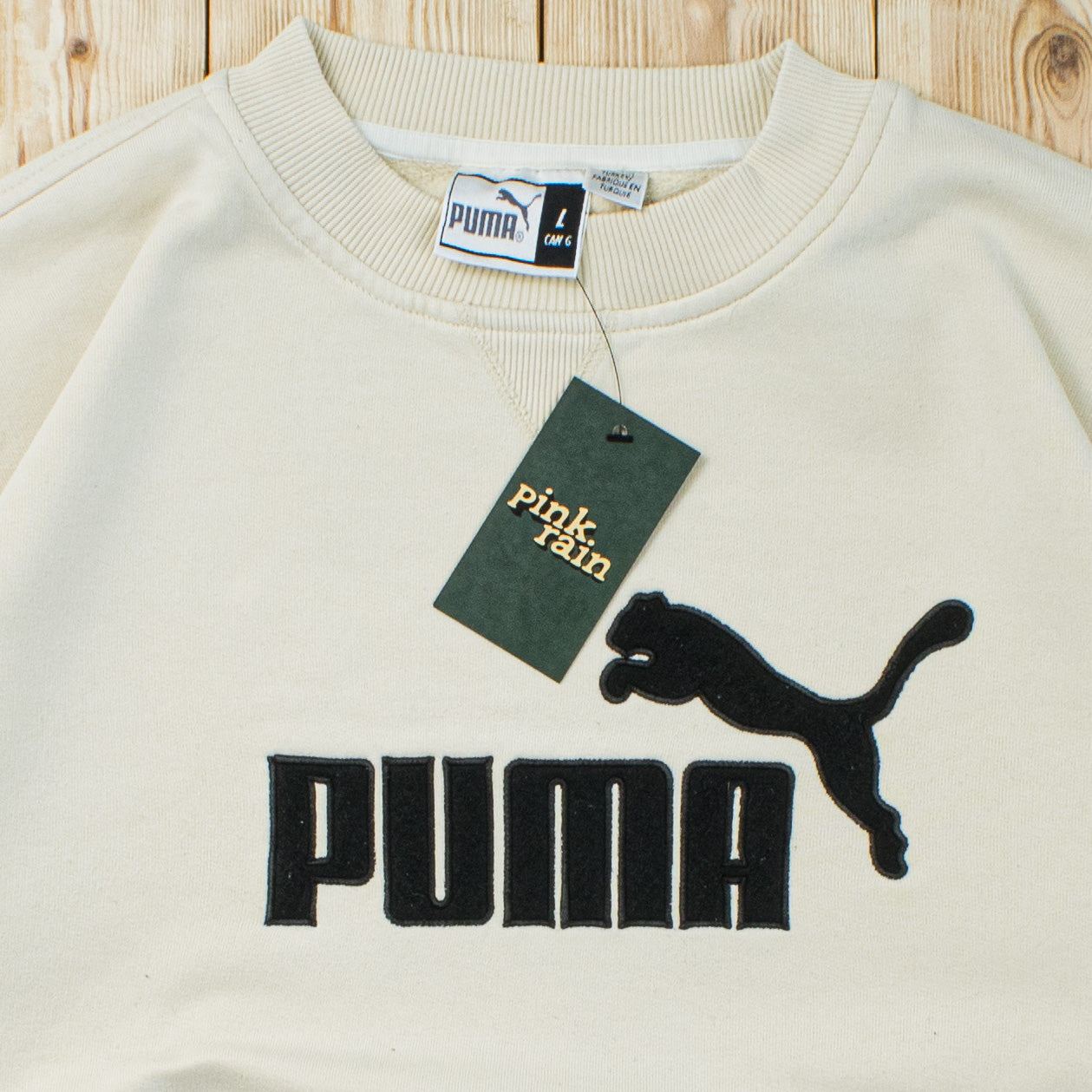 (L) Vintage Puma Embroidered Sweatshirt