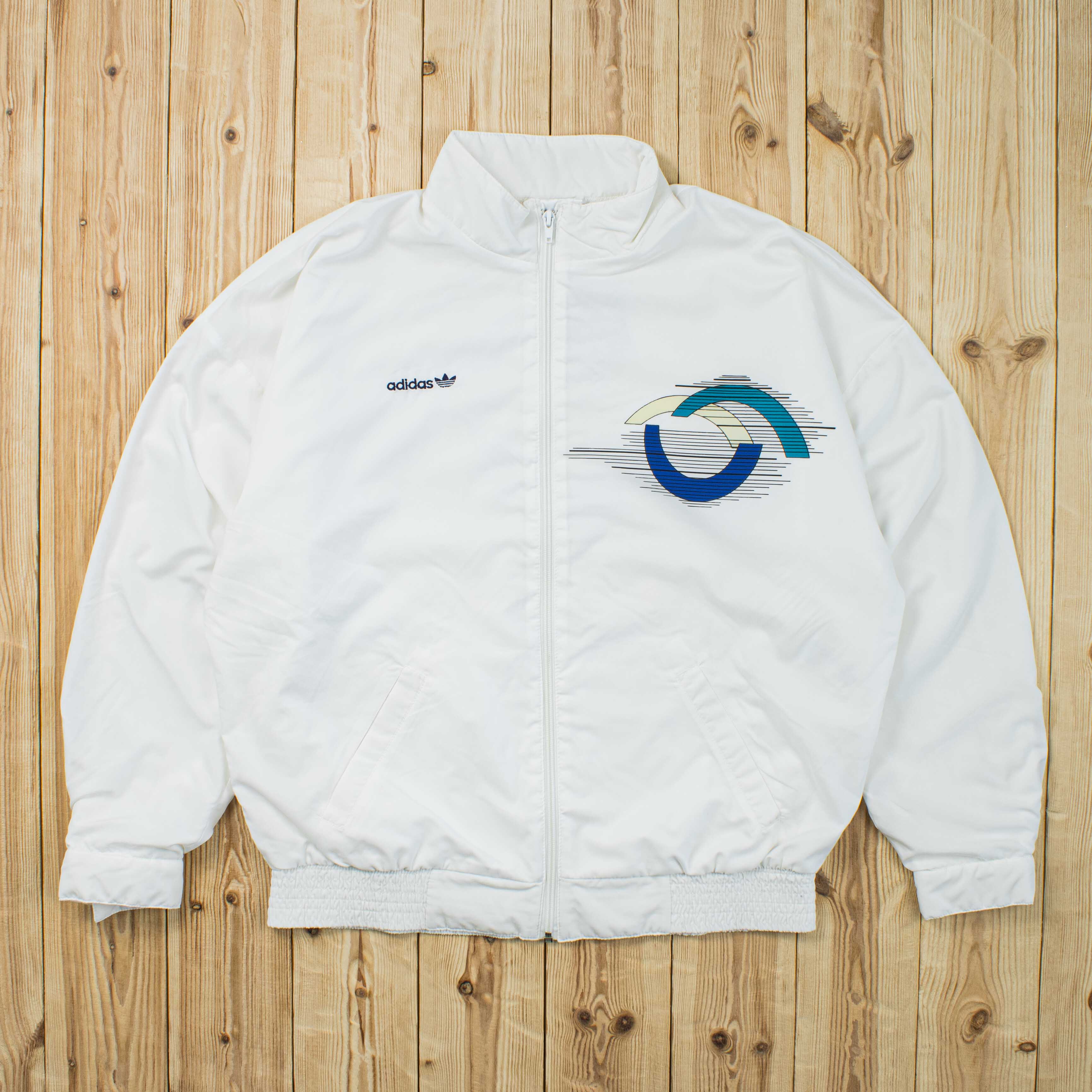 (L) 1985 Adidas Ivan Lendl Embroidered Jacket