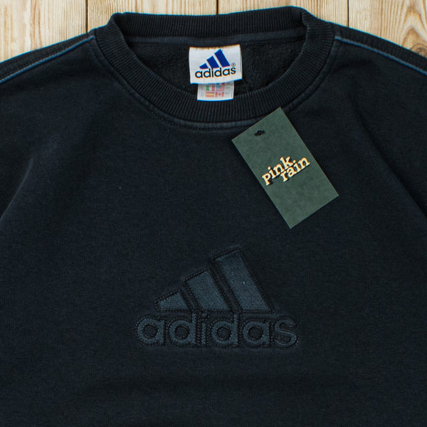 (L) Vintage Adidas Spell Out Embroidered Sweatshirt