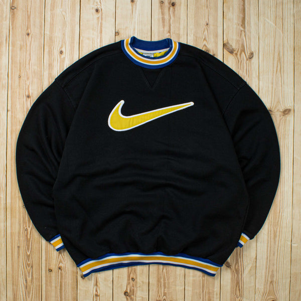 (L) Vintage Nike Swoosh Embroidered Sweatshirt
