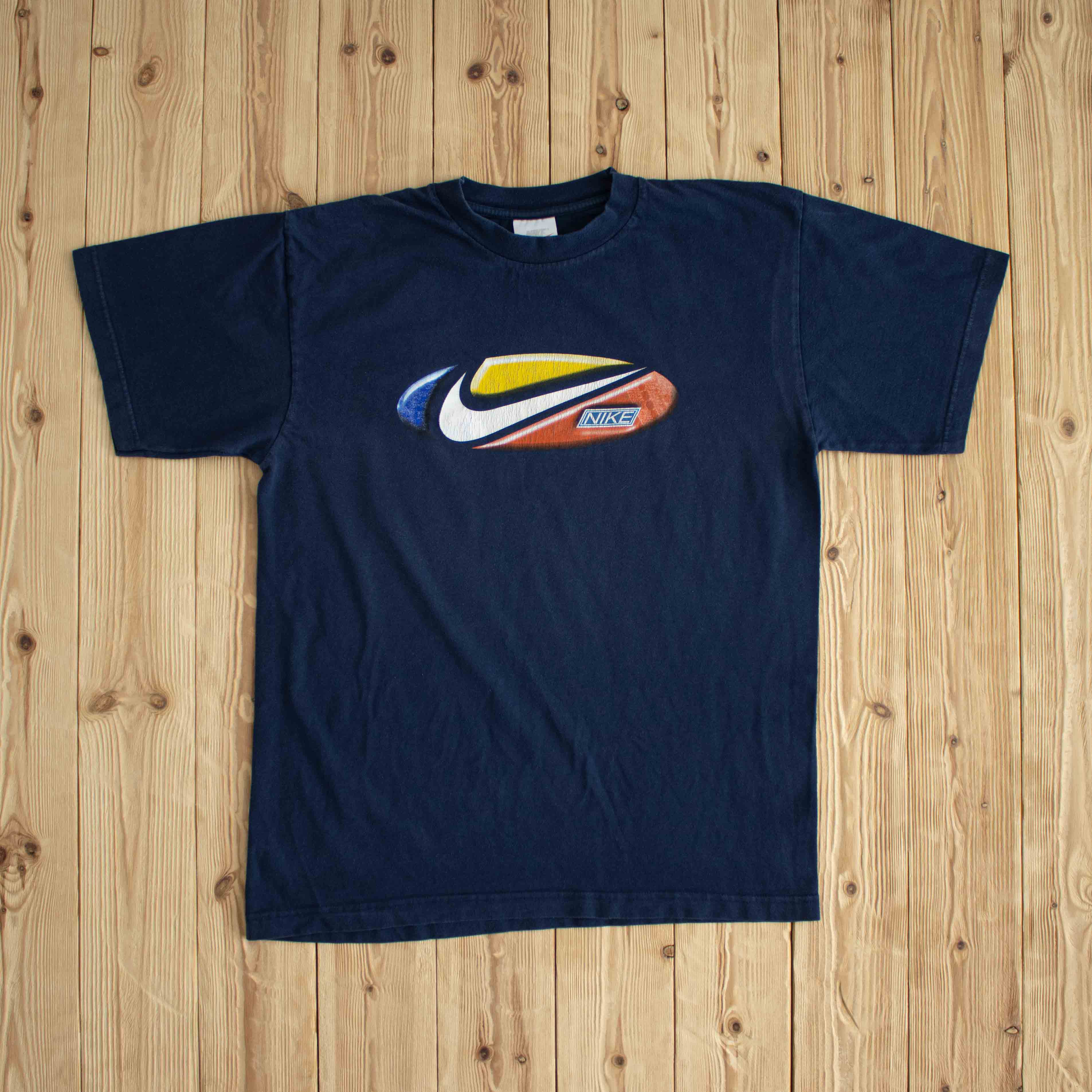 (M) Nike Swoosh Vintage T-Shirt Blue