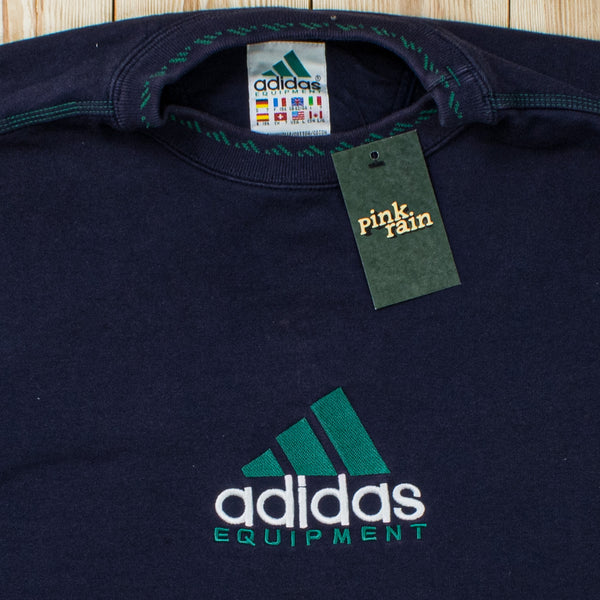 (L) Vintage Adidas Equipment Embroidered Sweatshirt