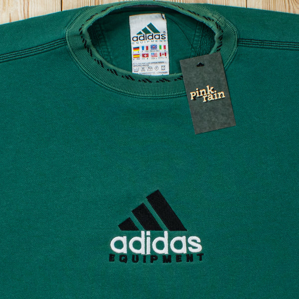 (L) Vintage Adidas Equipment Embroidered Sweatshirt