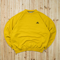 (M) Vintage Adidas Essential Embroidered Sweatshirt