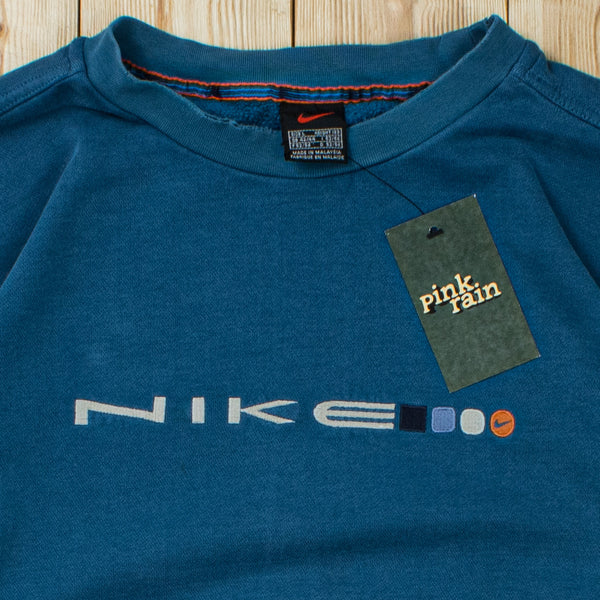 (M) Vintage Nike Spell Out Embroidered Sweatshirt