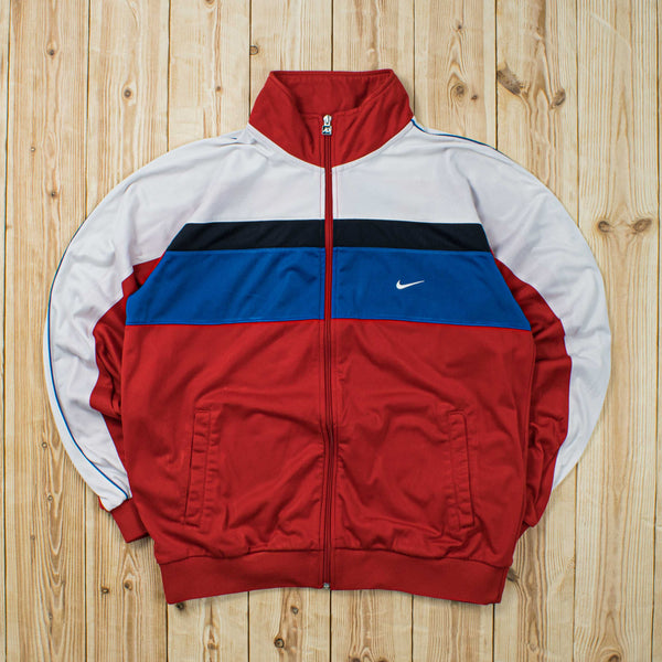 (M) Vintage Nike Essential Embroidered Full-Zip Sweatshirt