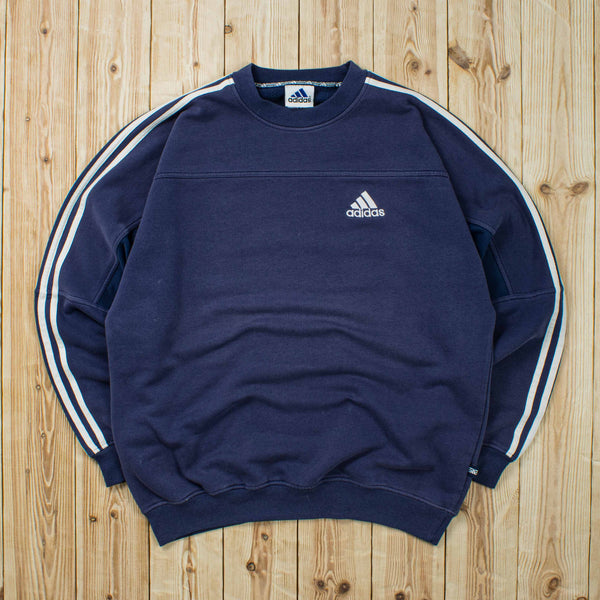 (M) Vintage Adidas Essential Embroidered Sweatshirt