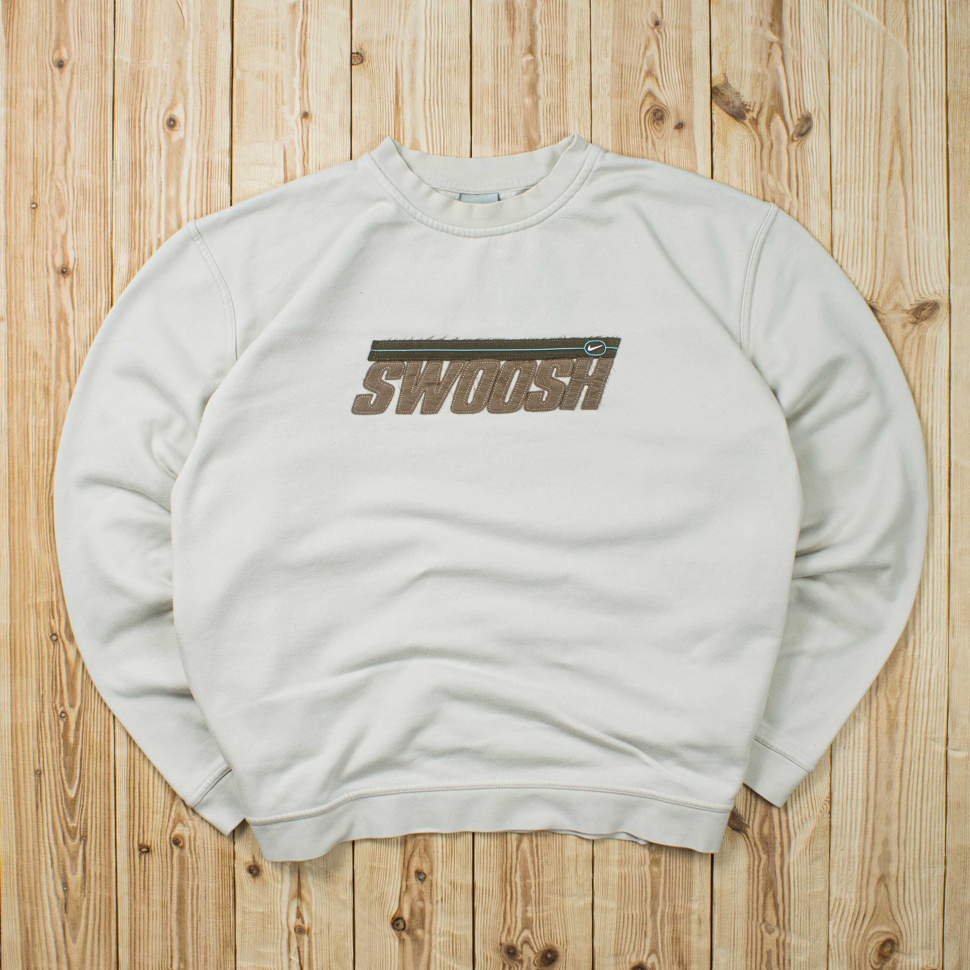 (XL) Vintage Nike Swoosh Embroidered Sweatshirt