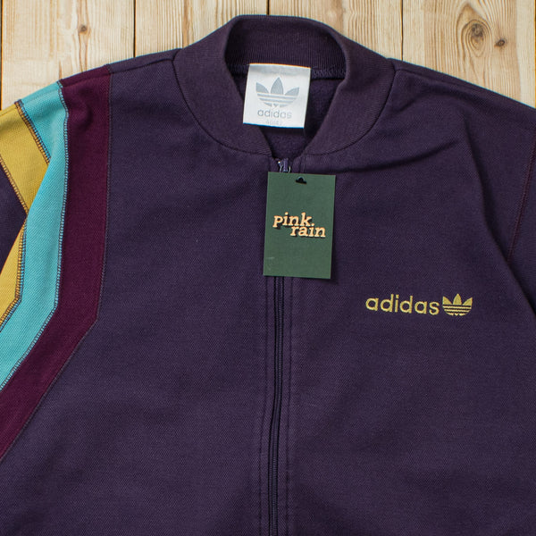 (M) Vintage Adidas Essential Embroidered Full-Zip Sweatshirt