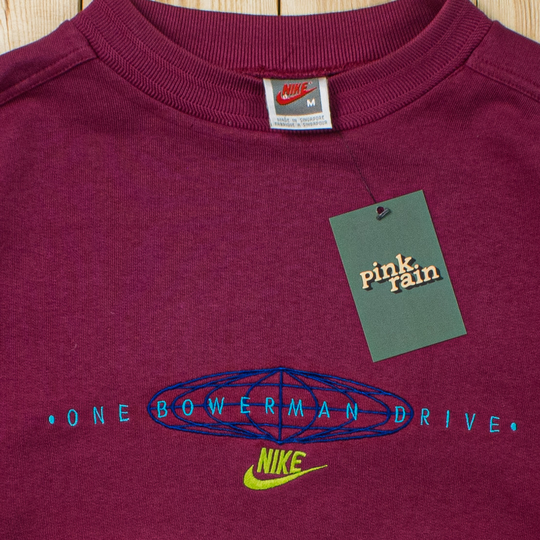 (S/M) Vintage Nike One Bowerman Drive Embroidered Sweatshirt