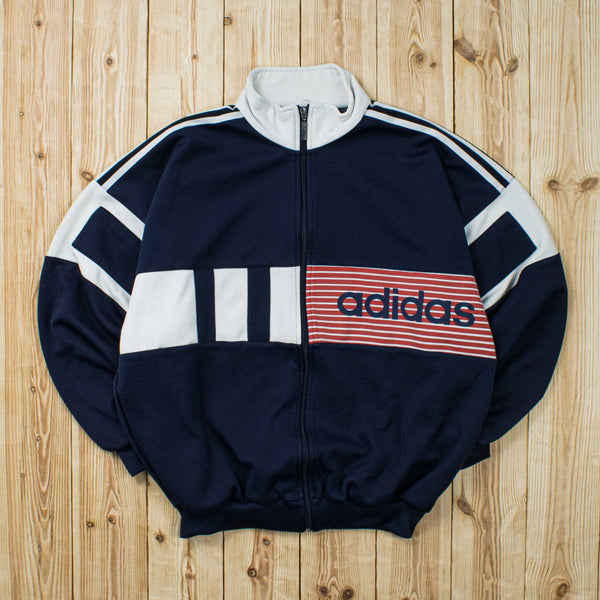 (M) Vintage Adidas Full-Zip Sweatshirt