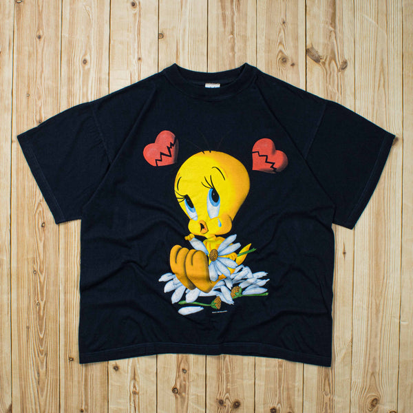 (M) 1999 Warner Bros Tweety Heartbroken T-Shirt