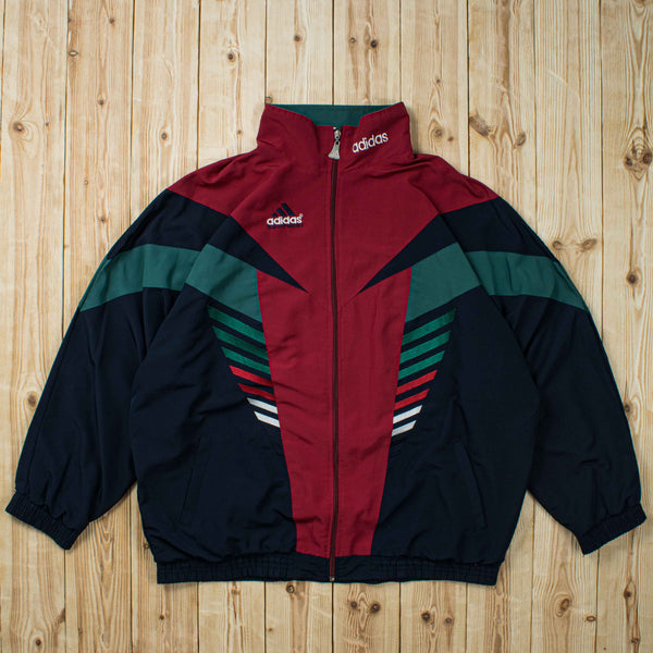 (XL) Vintage Adidas Equipment Embroidered Jacket