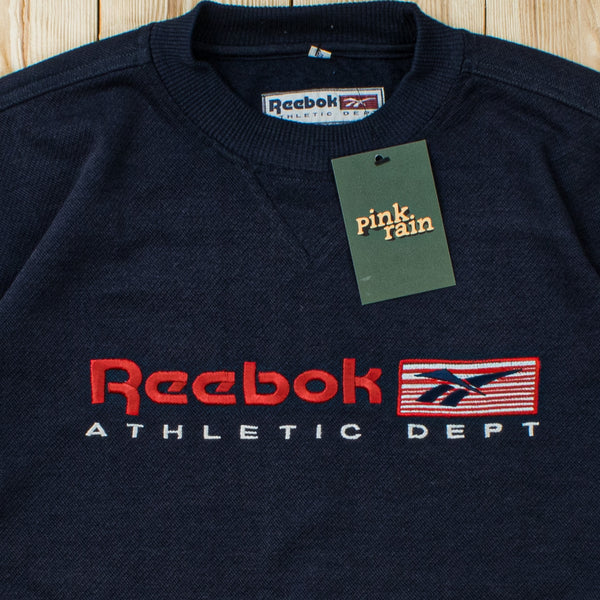 (M) Vintage Reebok Athletic Dept Embroidered Sweatshirt