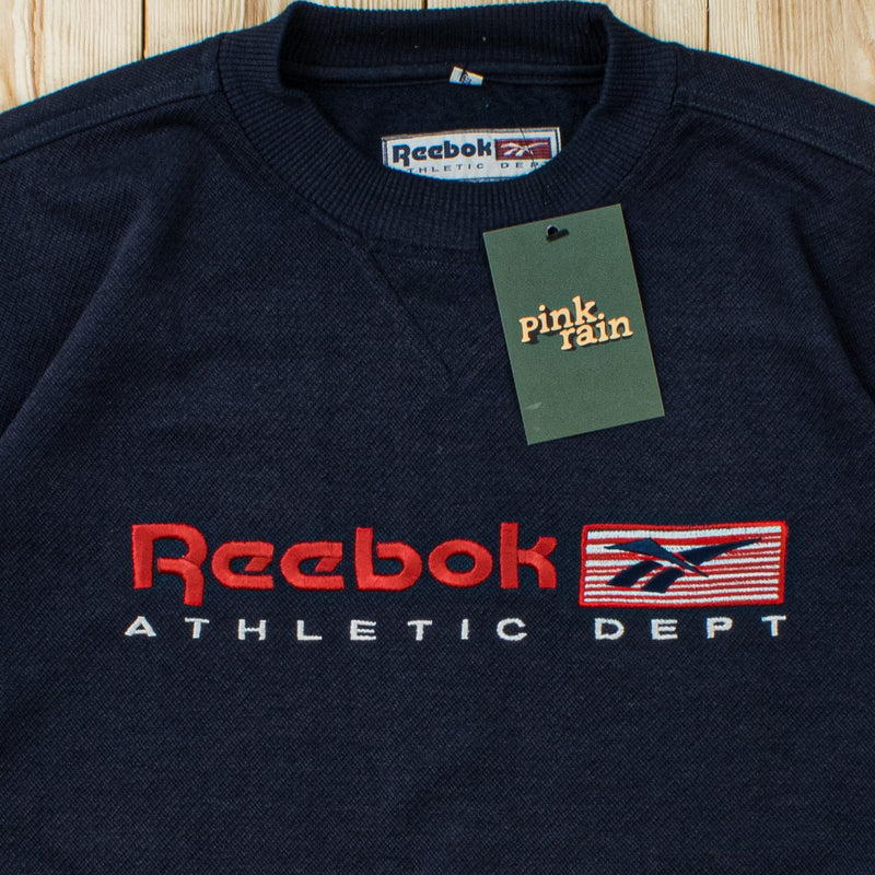 (M) Vintage Reebok Athletic Dept Embroidered Sweatshirt