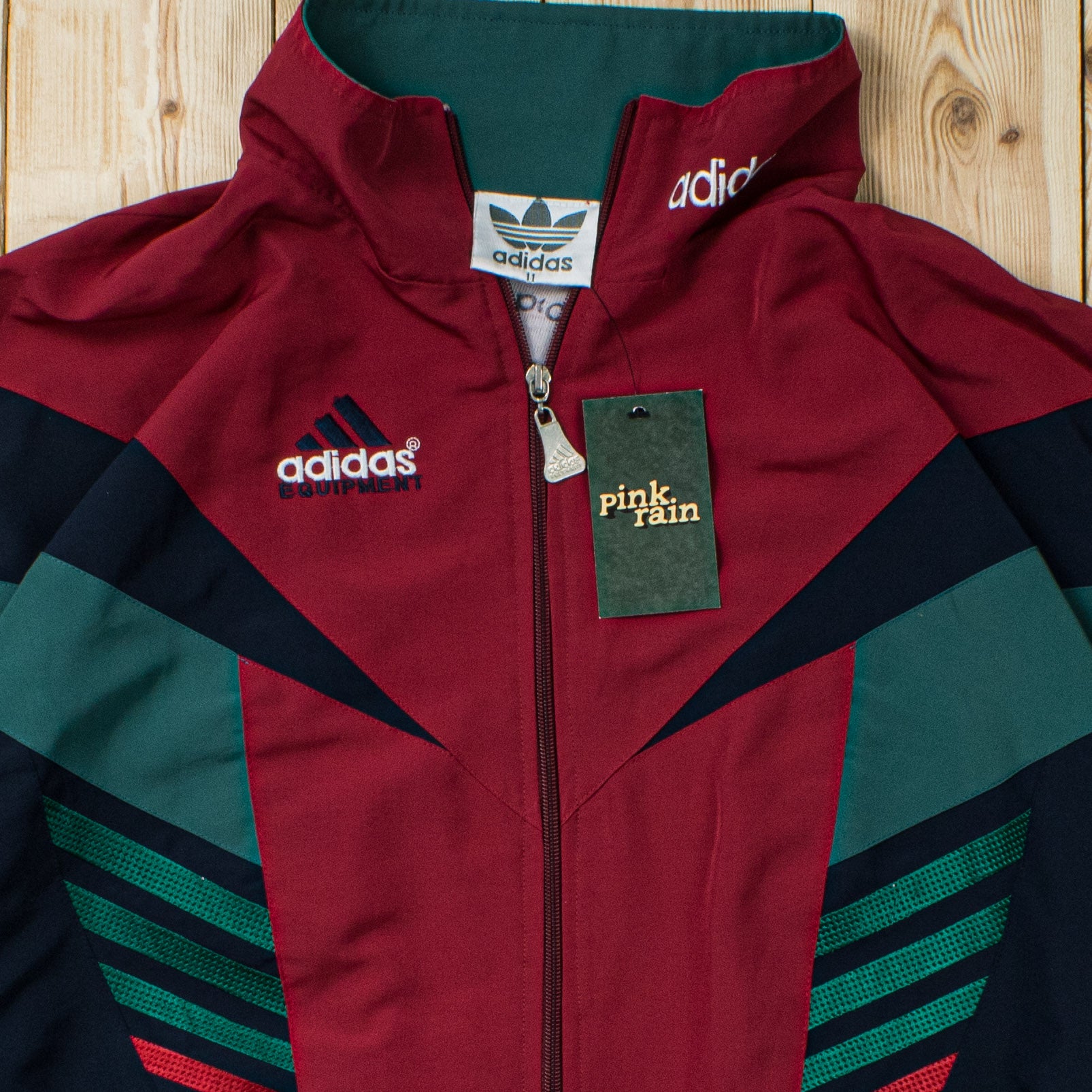 (XL) Vintage Adidas Equipment Embroidered Jacket
