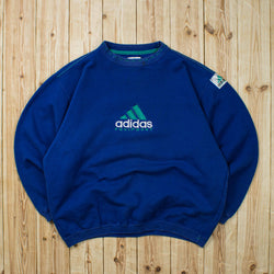(L) Vintage Adidas Equipment Embroidered Sweatshirt