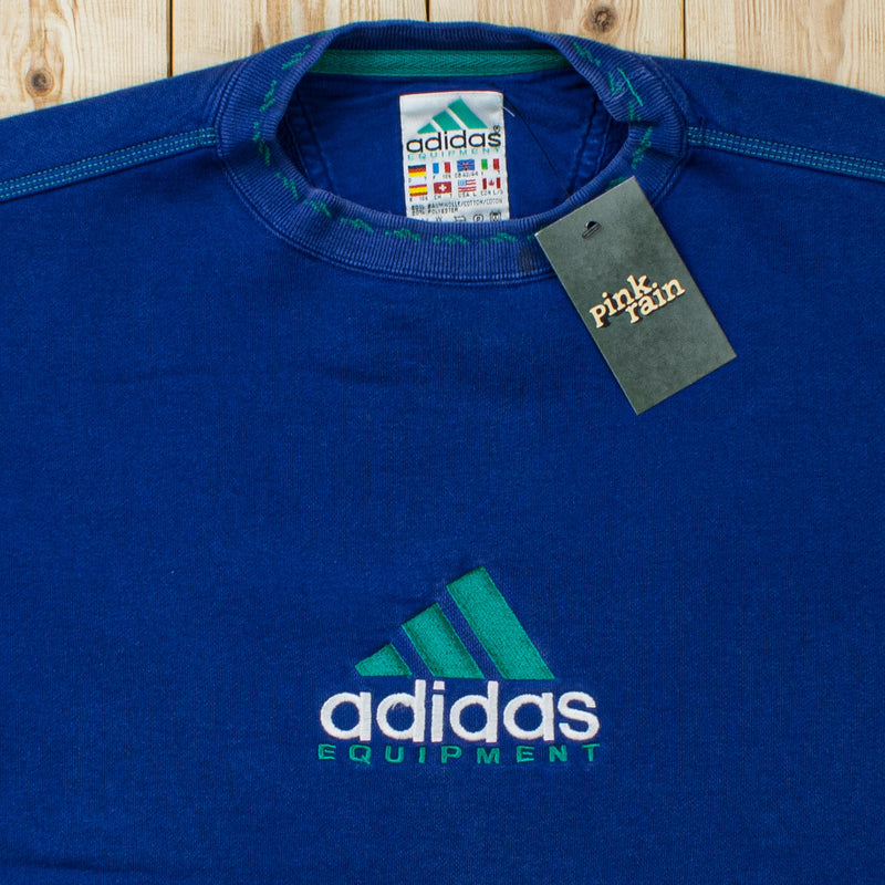 (L) Vintage Adidas Equipment Embroidered Sweatshirt