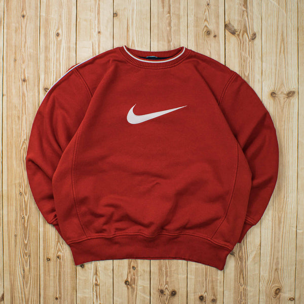 (M) Vintage Nike Swoosh Embroidered Sweatshirt
