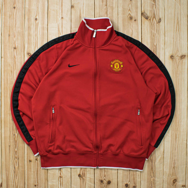 (M) Nike Manchester United Embroidered Full-Zip Sweatshirt