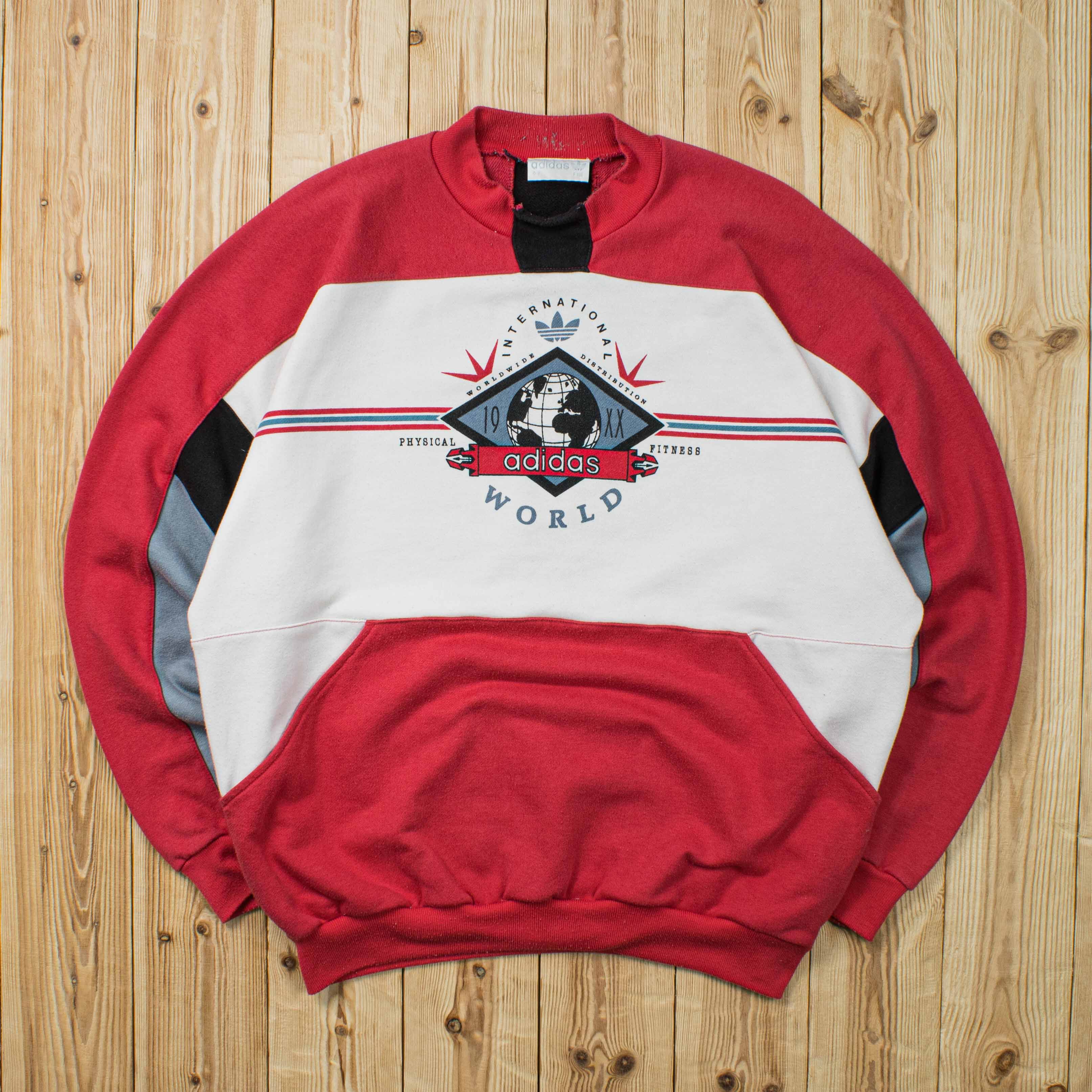 (L) Vintage Adidas Physical Fitness Sweatshirt