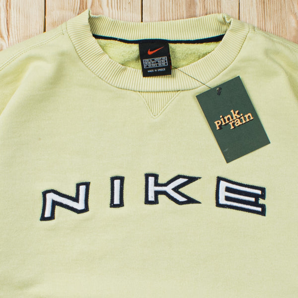 (L) Vintage Nike Spell Out Embroidered Sweatshirt
