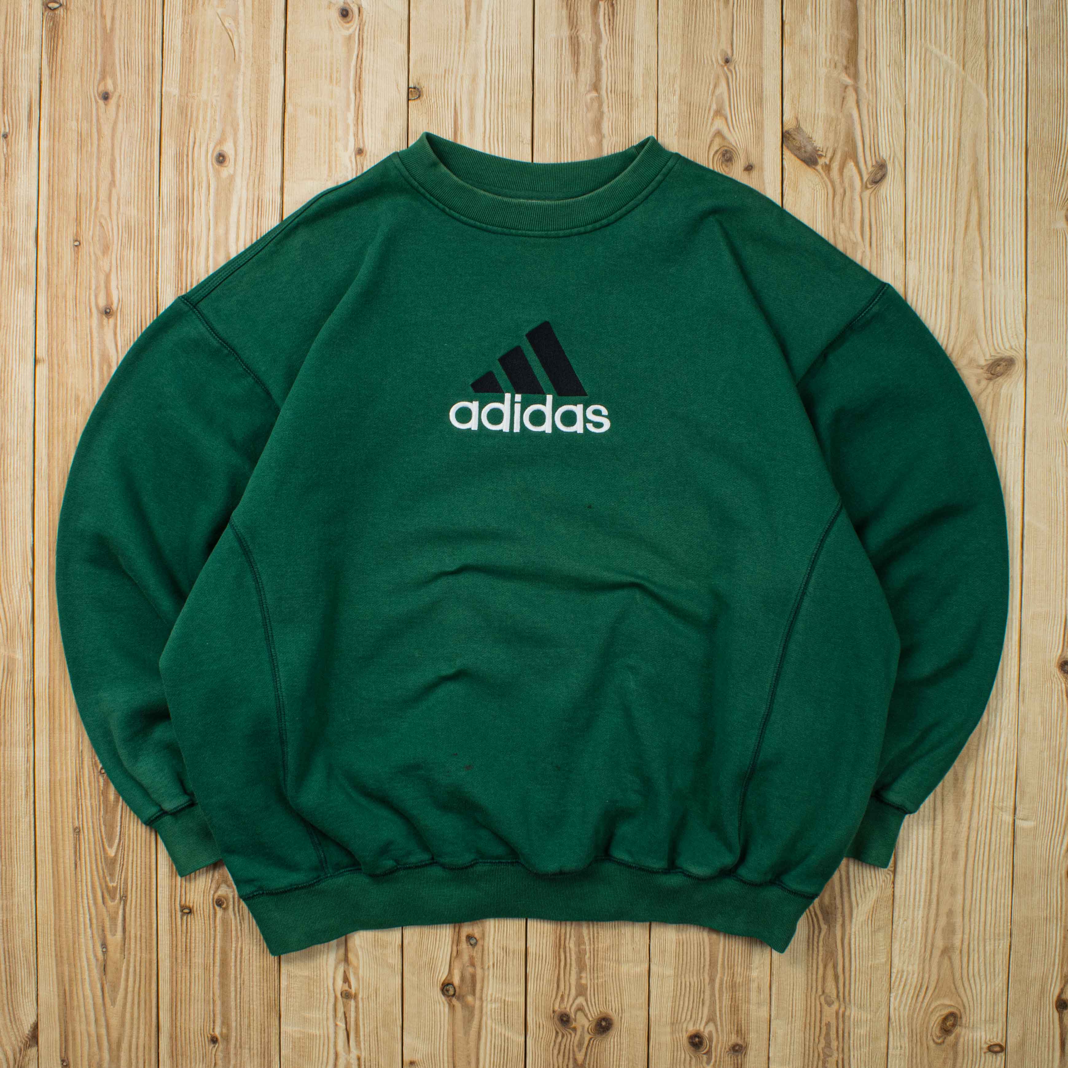 (XL) Vintage Adidas Spell Out Embroidered Sweatshirt