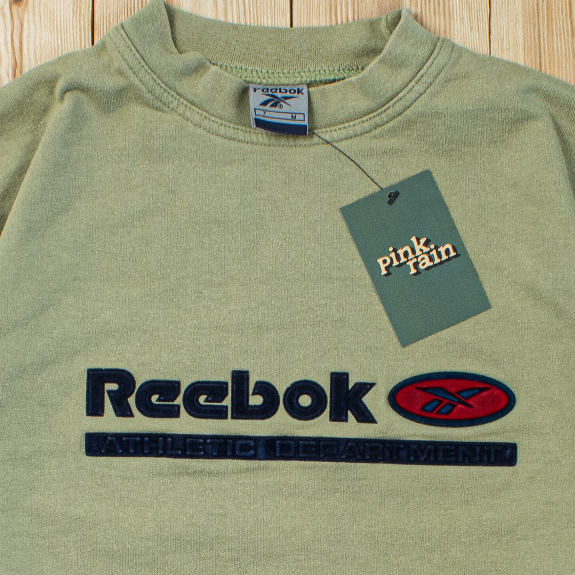 (S) Vintage Reebok Athletic Department Embroidered Sweatshirt