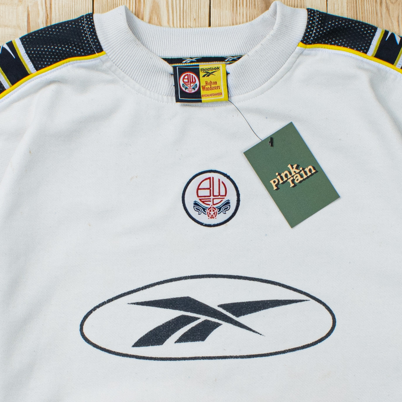 (M) Vintage Reebok Bolton Wanderers Embroidered Sweatshirt