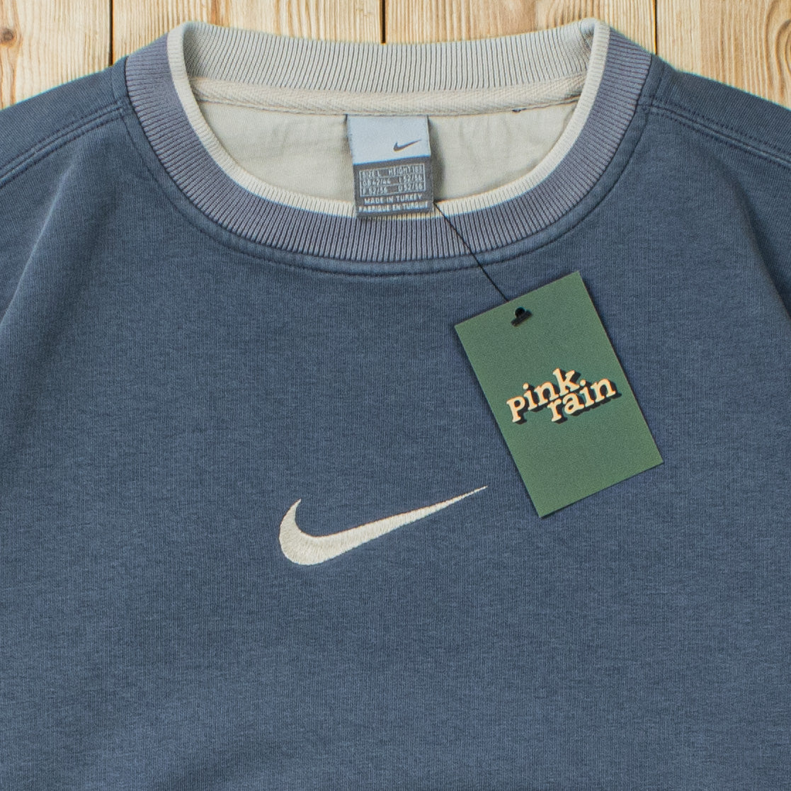 (L) Vintage Nike Swoosh Embroidered Sweatshirt