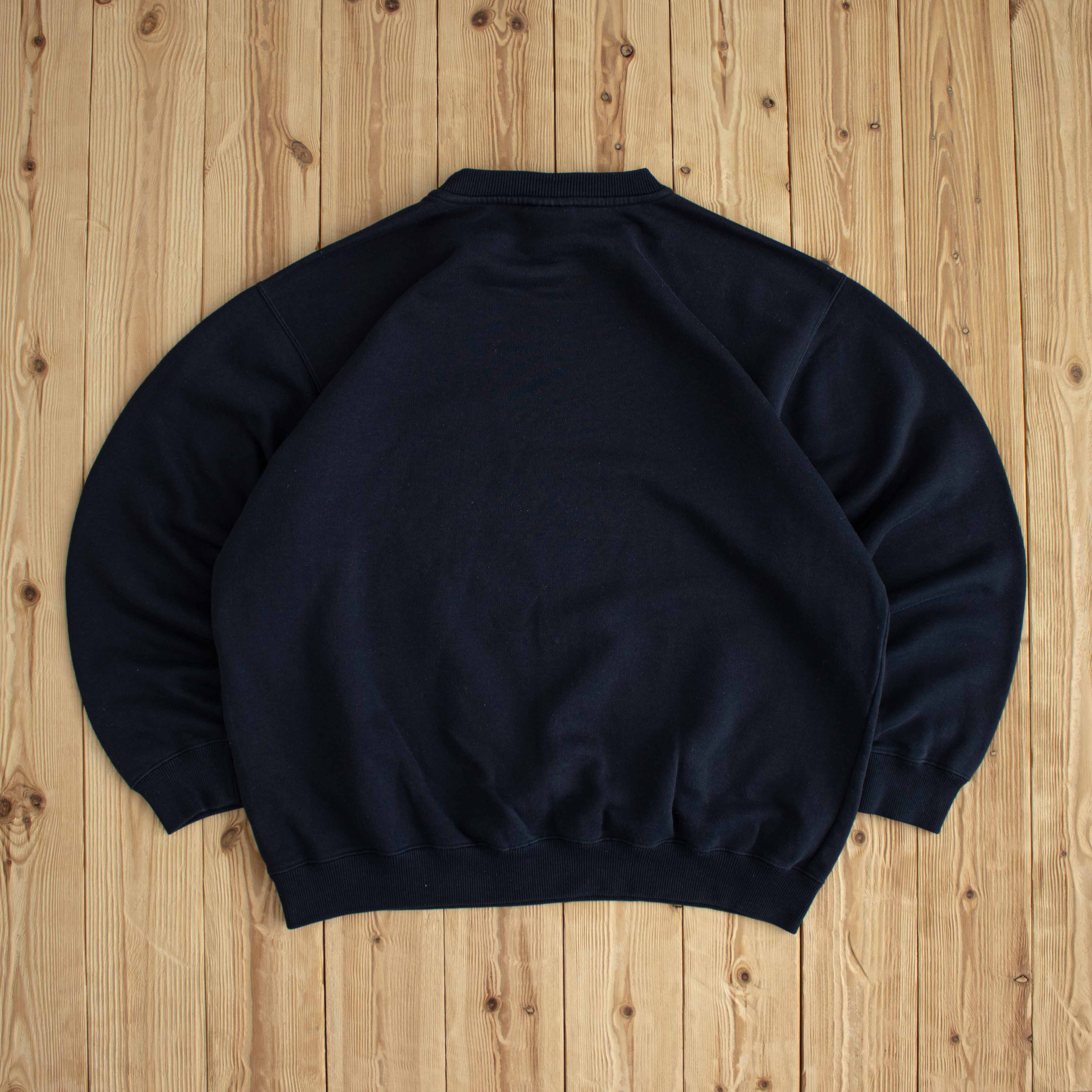 (L) Reebok Vintage Embroidered Sweatshirt Blue