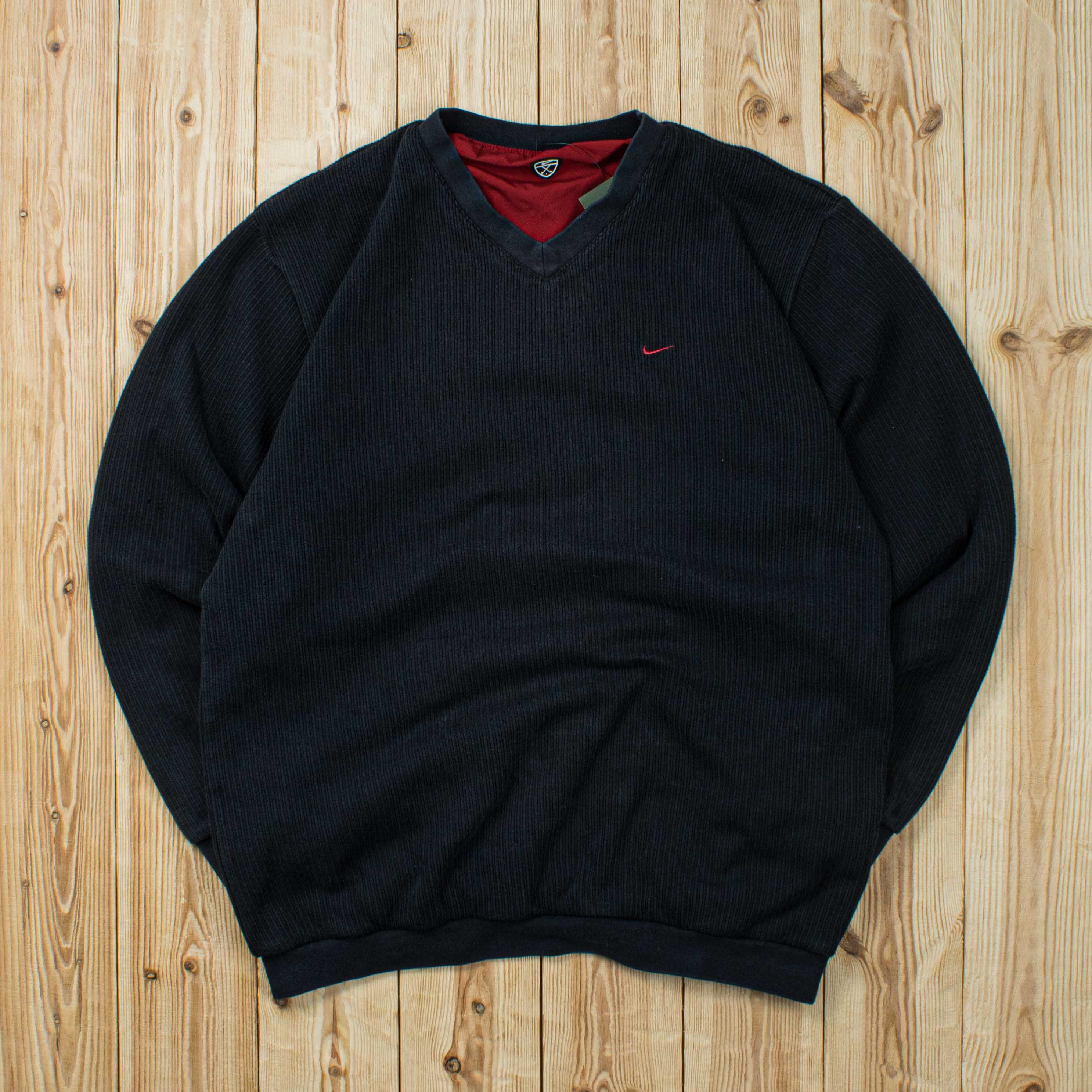 (M) Vintage Nike Essential Embroidered Double Sided Sweatshirt