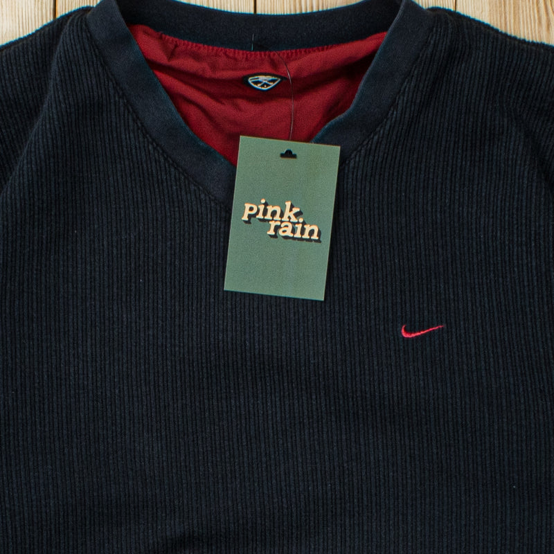 (M) Vintage Nike Essential Embroidered Double Sided Sweatshirt