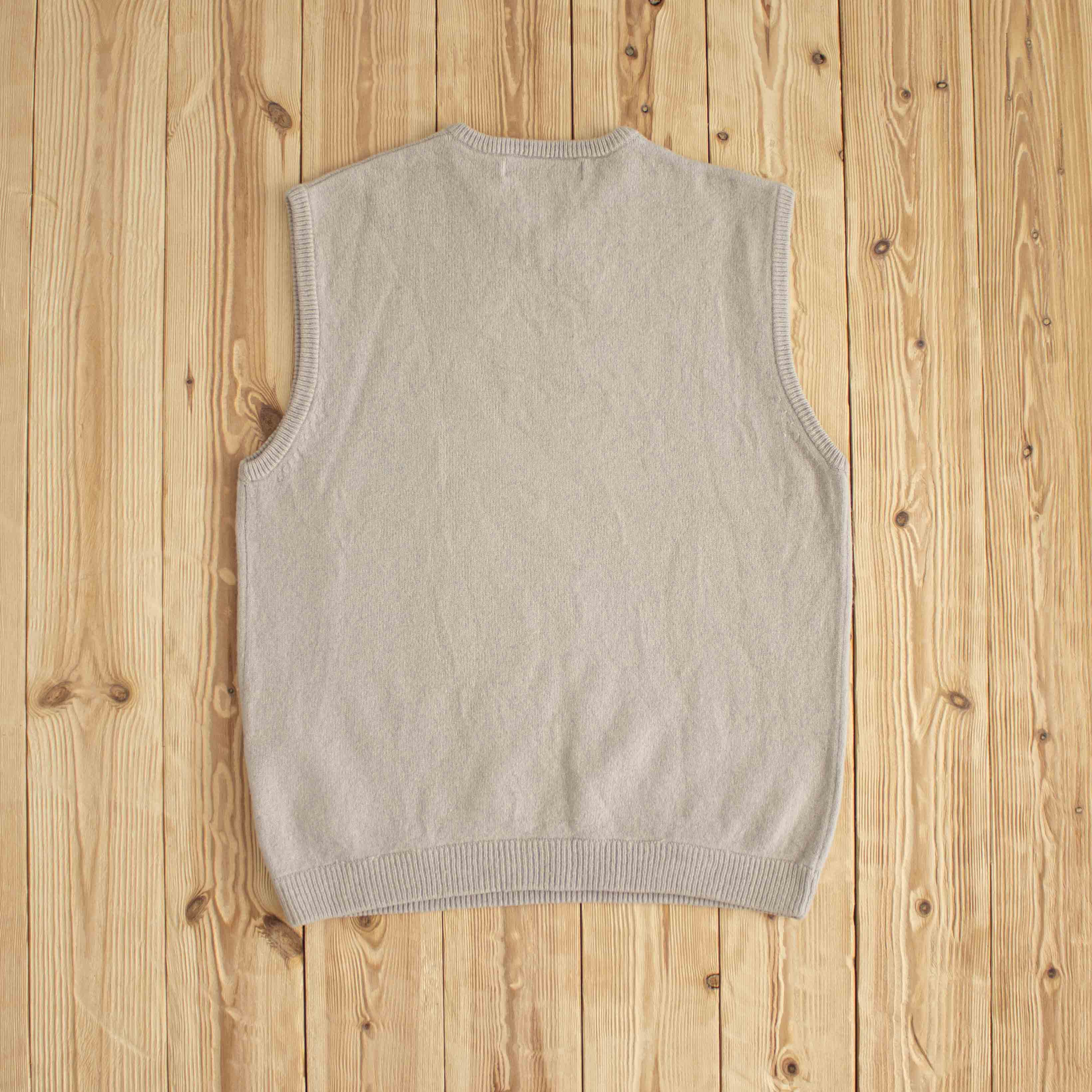 (M) Nike Golf Vintage Embroidered Vest Beige