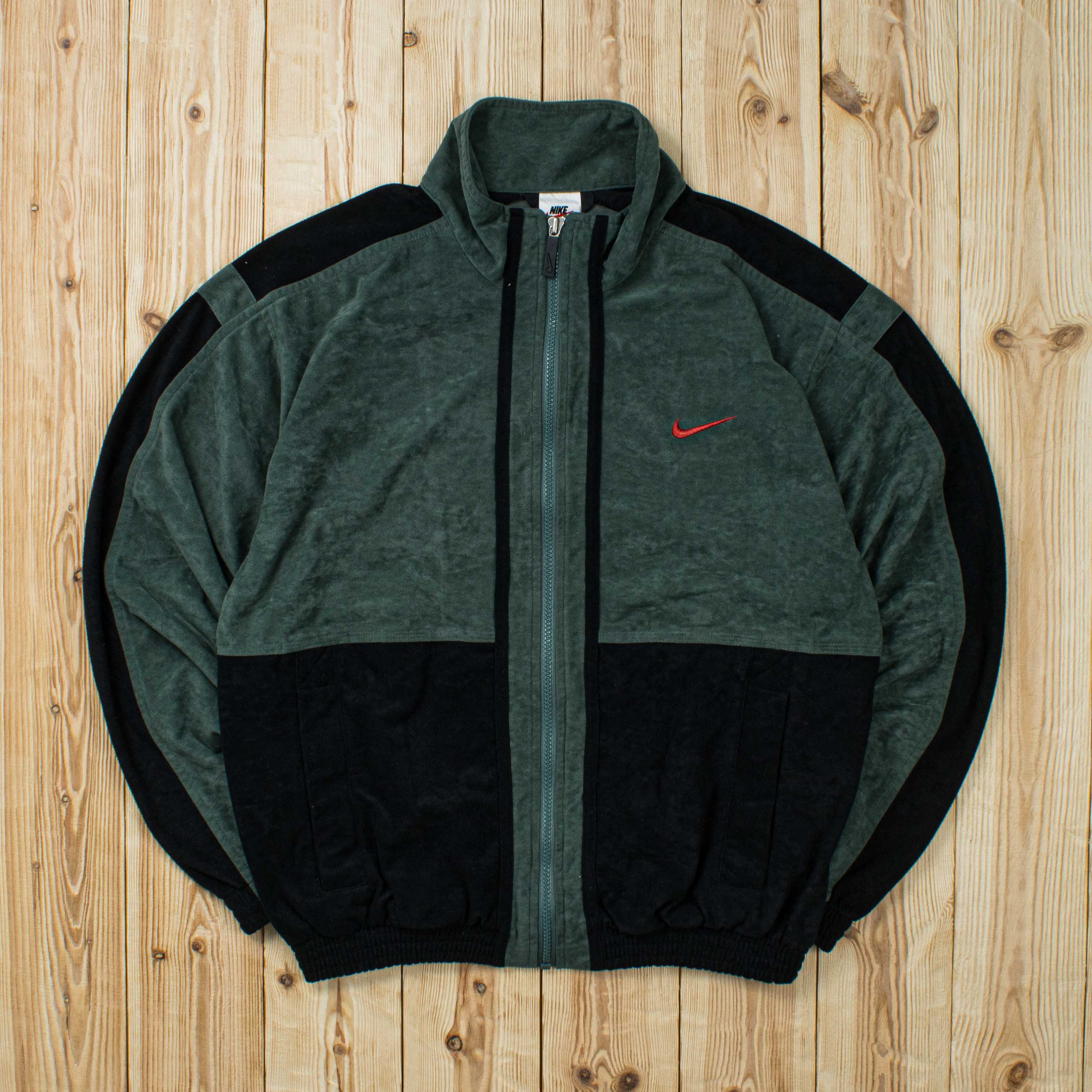 (S) Vintage Nike Essential Embroidered Full-Zip Sweatshirt