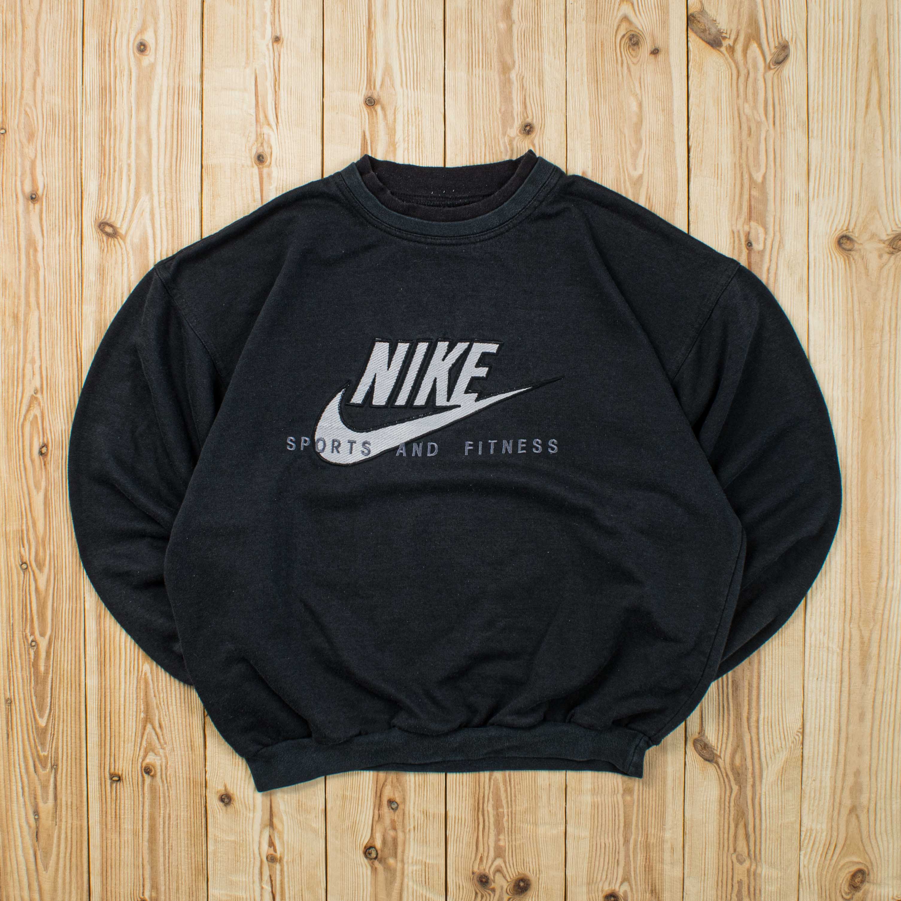 (S) Vintage Nike Sports And Fitness Embroidered Sweatshirt